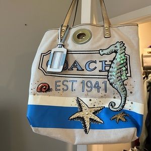 Coach beach bag